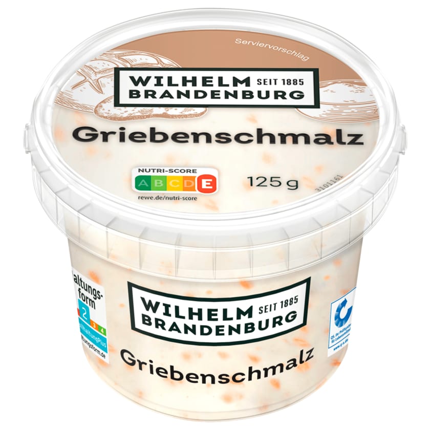 Wilhelm Brandenburg Hausmacher Griebenschmalz 125g